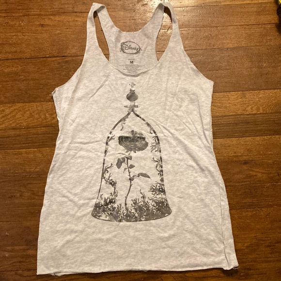 Disney Tops - MEDIUM DISNEY BEAUTY AND THE BEAST TANK TOP